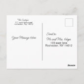 Dank u bruiloft Kaart (Achterkant)