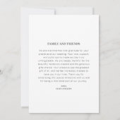 Dank u bruiloft Kaart met foto en bericht (Achterkant)