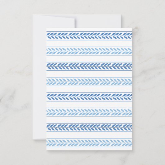 Dank u bruiloft Santorini Griekenland Bedankkaart (Achterkant)