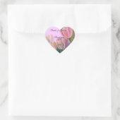 Dank u bruiloft sticker (Tas)