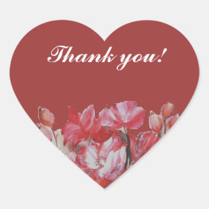 Dank u bruiloft sticker