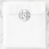 Dank u bruiloft Sticker (Tas)