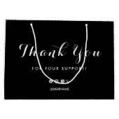 Dank u Business Logo Groot Cadeauzakje (Achterkant)