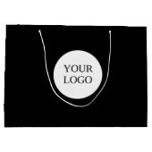 Dank u Business Logo QR Code Groot Cadeauzakje (Achterkant)