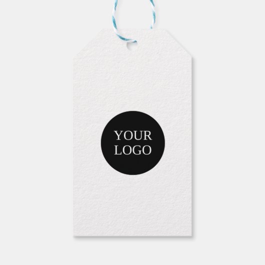 Dank u Business Logo QR Code Label Hang Label Cadeaulabel (Achterkant)