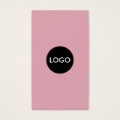 Dank u Business Logo QR Code Label Hang Label Visitekaartje (Voorkant)