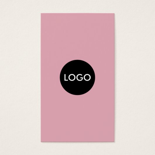 Dank u Business Logo QR Code Label Hang Label Visitekaartje (Voorkant)