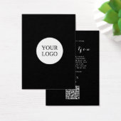 Dank u Business Logo QR Code Label Hang Label Visitekaartje (Bureau)