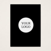 Dank u Business Logo QR Code Label Hang Label Visitekaartje (Voorkant)