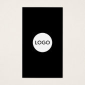 Dank u Business Logo QR Code Label Hang Label Visitekaartje (Voorkant)