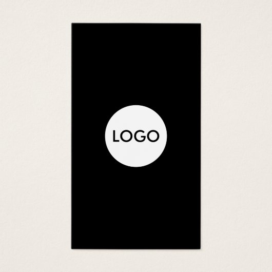 Dank u Business Logo QR Code Label Hang Label Visitekaartje (Voorkant)