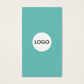 Dank u Business Logo QR Code Label Hang Label Visitekaartje (Voorkant)