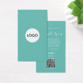 Dank u Business Logo QR Code Label Hang Label Visitekaartje (Bureau)