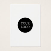 Dank u Business Logo QR Code Label Hang Label Visitekaartje (Voorkant)