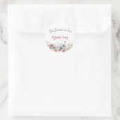 Dank u Business Product Label Field Flower (Tas)