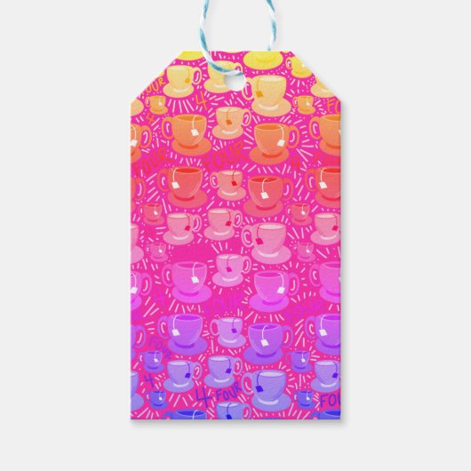 Dank u Cadeau Label Fabulous 40 Cadeaulabel (Voorkant)