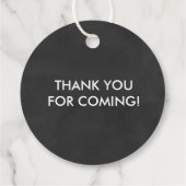 Dank u cadeau Labels, bruiloft dank u krijtbord Bedankjes Labels (Achterkant)