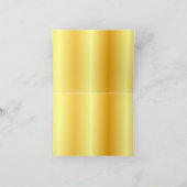 Dank U Calligraphy Schrift Goud Look Trendig Bedankkaart (Binnen)