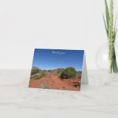 Dank u - Canyonlands Bedankkaart (Voorkant)