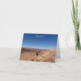 Dank u - Canyonlands Bedankkaart