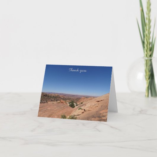 Dank u - Canyonlands Bedankkaart (Voorkant)