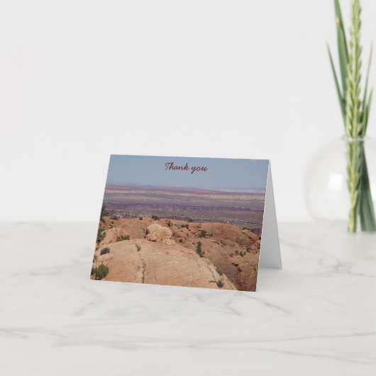Dank u - Canyonlands Bedankkaart (Voorkant)