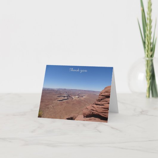 Dank u - Canyonlands Bedankkaart (Voorkant)