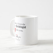 Dank U Cardioloog — Aangepaste naam Koffiemok (Voorkant links)