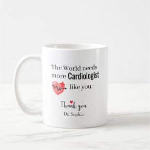 Dank U Cardioloog — Aangepaste naam Koffiemok