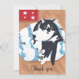 Dank u Cat Cadeau kerst Kaarten
