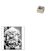 Dank u chagrijnig ongeloof oud man Verjaardag Rubberstempel (Gestempeld)