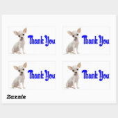 Dank u Chihuahua Puppy Dog Groet Stickers (Vel)