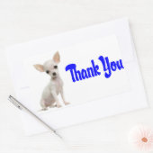 Dank u Chihuahua Puppy Dog Groet Stickers (Envelop)