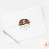 "Dank u" Circle Sticker - Graceful Dankjewel (Envelop)