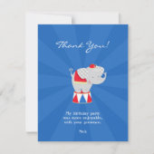 Dank u Circus Carnaval Flat Kaart (Voorkant)