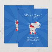 Dank u Circus Carnaval Flat Kaart (Voorkant / Achterkant)