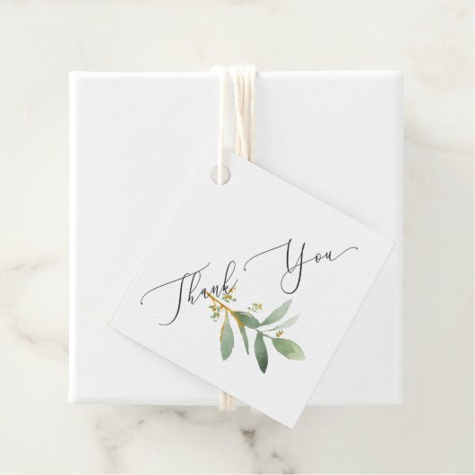 Dank U Classy Trouw Geschenkkaart Bedankjes Labels (In situ)