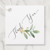 Dank U Classy Trouw Geschenkkaart Bedankjes Labels (Voorkant)