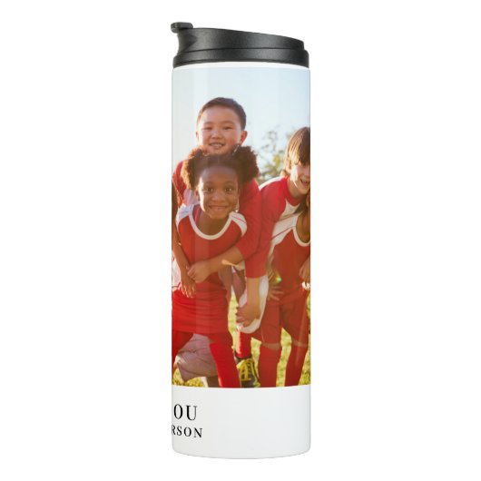 Dank u Coach Fotonaam Thermosbeker (Geroteerd rechts)