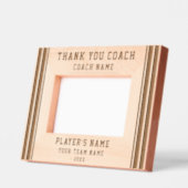 Dank u Coach Team Naam Sport Keepsake Gegraveerde Lijstjes (Links)