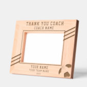 Dank u Coach Voetballer Naam Team Sport Gegraveerde Lijstjes (Links)