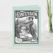 DANK U/CONFESSIE/HAD EEN GROTE TIJD/GARANTIE KAART (Voorkant)