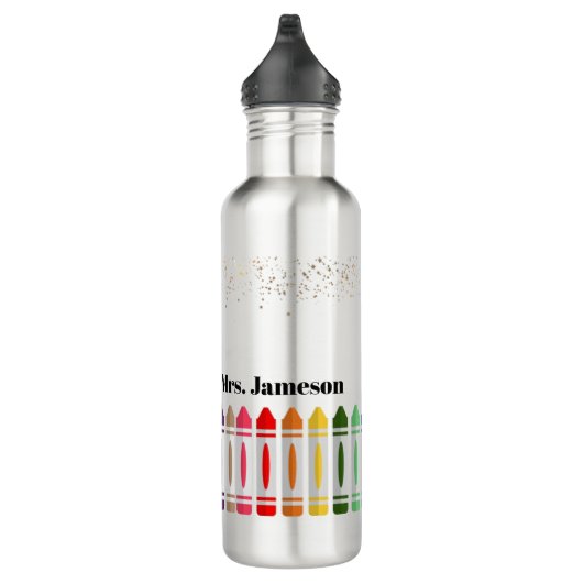Dank u Crayon Star Design voor Docent Waterfles (Rechts)