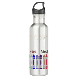 Dank u Crayon Star Design voor Docent Waterfles