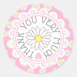 Dank u Daisy Theme Stickers