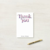 *~* Dank u Dankbaarheid AP85 Bloemen Post-it® Notes (Op bureau)