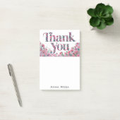 *~* Dank u Dankbaarheid Bloemenmanifestatie AP85 Post-it® Notes (Kantoor)