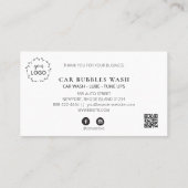 *~* Dank u dat de auto Eenvoudige QR beloning LOGO Klantenkaartje (Achterkant)