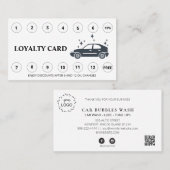 *~* Dank u dat de auto Eenvoudige QR beloning LOGO Klantenkaartje (Voorkant / Achterkant)