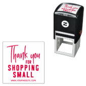 Dank U Dat U Bij Kleine Bedrijven Koopt Zelfinktende Stempel (In situ)